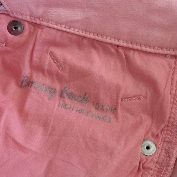 TOMMY BAHAMA Pink Boracay Beach High-Rise Ankle Jeans SIZE: 10 EUC - Picture 5 of 7
